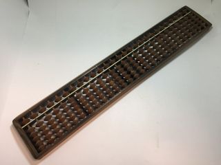 Japanese Wooden Abacus Soroban Calculator 6 Beads 27 Column
