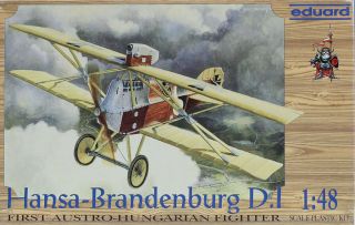 Eduard 1:48 Hansa - Brandenburg D.  I Biplane Plastic Model Kit 8004u