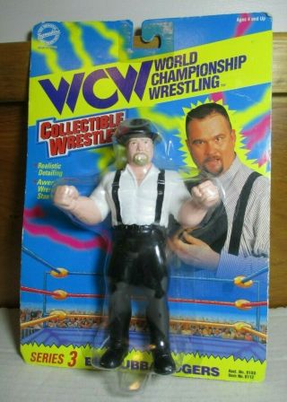 1994 Wrestling Wcw Series 3 Moc 7 " Big Bubba Rogers Action Figure Toymakers
