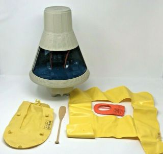 Gi Joe 1964 Action Pilot Space Capsule Inflatable Flotation Device Sears Set