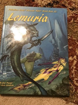 Rifts Lemuria - Color Hardcover - - Printer Proof - - 7 Sig.  S