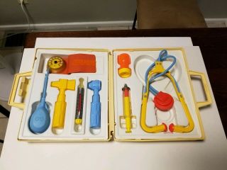 Vintage 1977 Fisher Price Medical Kit,  Pretend Play Doctor,  Retro Toy
