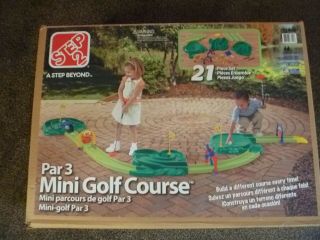 Step 2,  Par 3 Mini - Golf Course,  21 Piece,  Box,  Indoor Outdoor