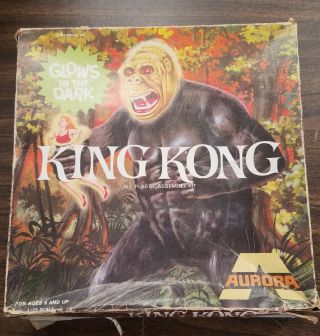 Aurora King Kong Monster Model Glow In The Dark Kit