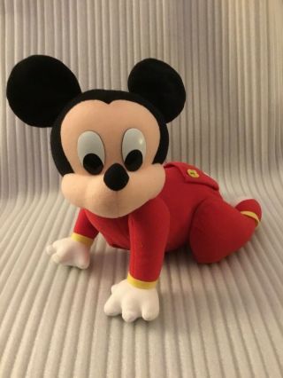 Disney Crawling Baby Minnie Mouse Plush Stuffed Toy