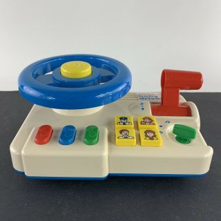 Vintage Toy - VTECH - Talking Little Smart - Baby Driver - Batteries 4
