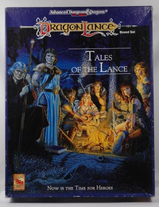 Ad&d Dragonlance Tales Of The Lance Box Vg,  Tsr Ad&d (1e And 2e),  Dragonlance