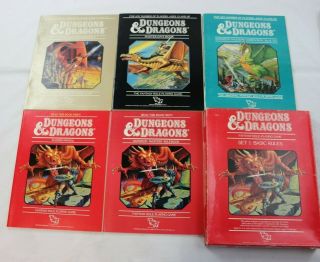 Vtg Dungeons And Dragons Basic Rules Set 1 W/