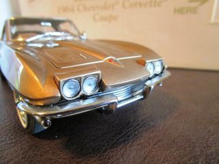 1:24 Danbury 1964 Chevrolet Corvette Coupe Sting Ray Limited Edition 8