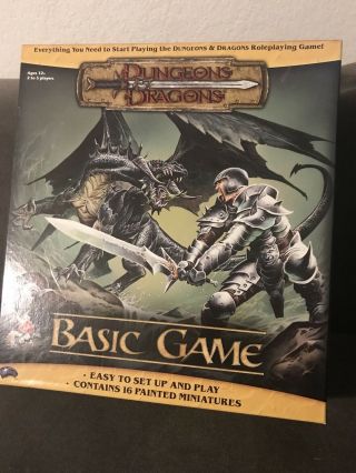 Dungeons & Dragons Basic Game 2004 16 Painted Minis Rare