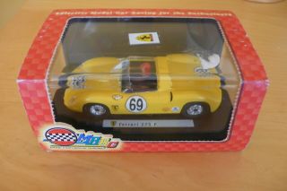 Scx Matchbox Scalextric / Slot Car Mrrc 69 Ferrari 275 P Yellow Mc - 9704