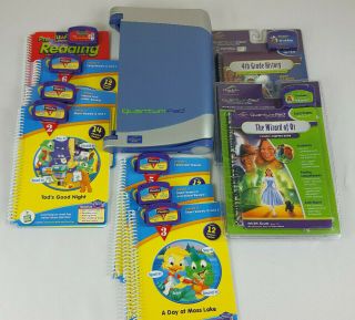 LeapFrog Quantum Leap Pad Learning System with 9 Book and Cartridges 6