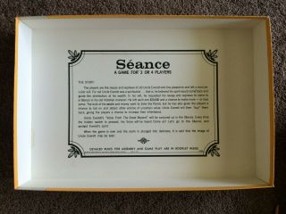 1972 MILTON BRADLEY SEANCE BOARD GAME THE VOICE FROM THE GREAT BEYOND 3