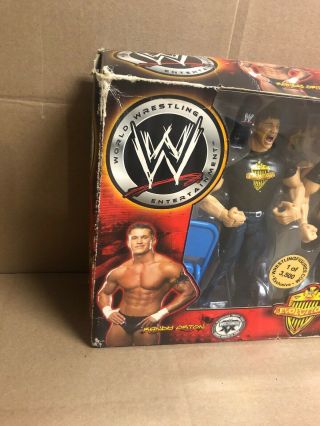 WWF WWE Evolution Randy Orton Ric Flair Triple H Exclusive Box Set Jakks Limited 4