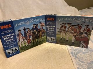 Imex 2 Set Of American Revolution And British Soldiers.