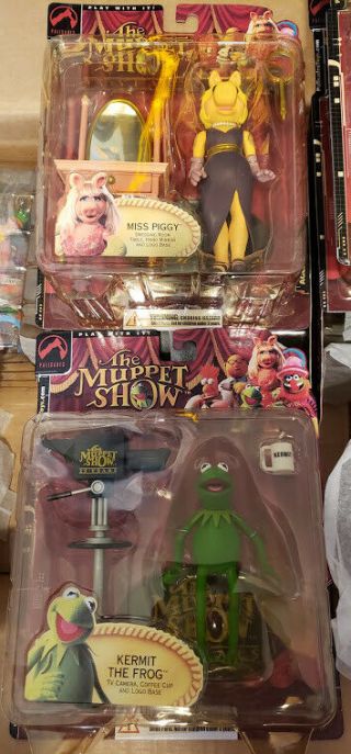 Palisades Muppet Show Muppets Series One Kermit & Miss Piggy