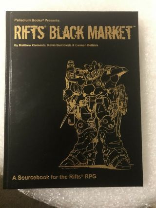 Rifts Black Market By Clements,  Siembieda & Bellaire (2014,  Hc) Signed Limited