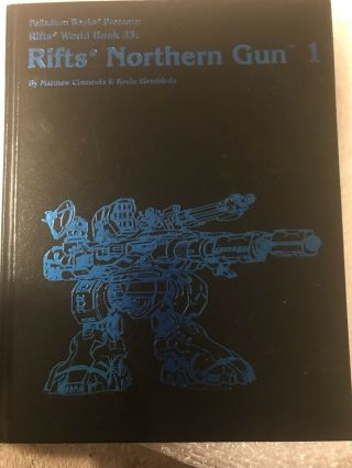 Rifts: Northern Gun 1 - Steel Hardcover - - Printer Proof - - 9 Sig.  S