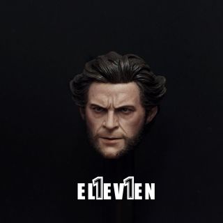 Eleven 1/6 Scale Wolverine Logan Hugh Jackman Head Sculpt with Cigar 2