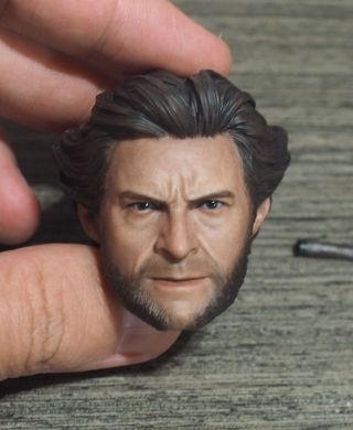 Eleven 1/6 Scale Wolverine Logan Hugh Jackman Head Sculpt with Cigar 4