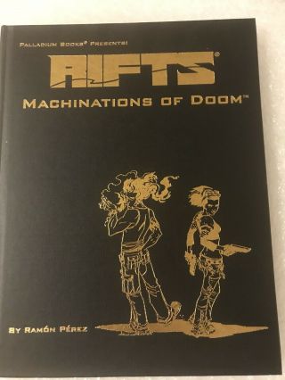 Palladium Rifts Machinations Of Doom (gold Edition) Hc Ex