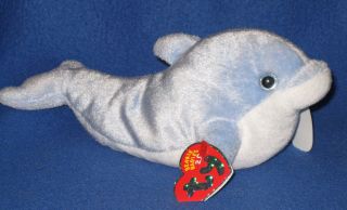 Ty Clipper The Dolphin 2.  0 Beanie Baby - With Tags
