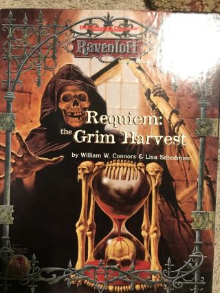 Ravenloft Requiem The Grim Harvest 1996 Tsr D & D 1146 Complete