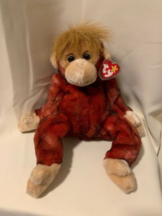 Ty Beanie Buddy Extra Large Schweetheart Stuffed Animal Orangutan Monkey