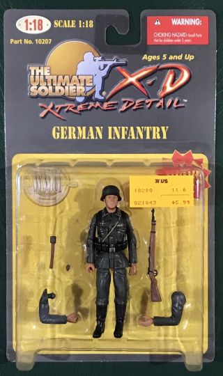 21st Century Toys Ultimate Soldier X - D 1:18 Wwii German Infantry Figure