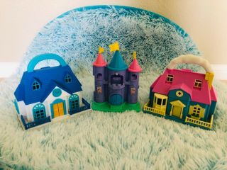 Blue Box Toys Tiny Dreams Vintage Mini Doll Houses With Dolls And Accessories