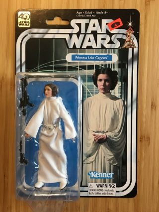 Star Wars Black Series 6” 40th Anniversary Princess Leia Organa Action Figure