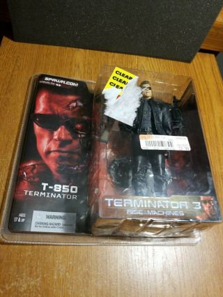 Terminator 3 T3 T - 850 W/ Sunglasses On Mcfarlane Toys 2003 Arnold Schwarzenegger