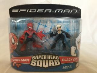 Marvel Hero Squad Spider - Man & Black Cat 2 - Pack Box
