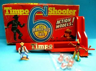 Timpo Toys Ref.  No.  221 Wild West 6 Shooter Fun Gun Vintage 1976 ΒΟΧΕd Rare Exc