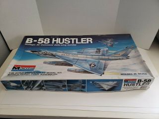 Monogram 5704 1/48 B - 58 Hustler Plastic Military Airplane Model Kit