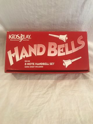 Kids Play 8 Note Handbell Set -,