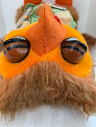 Rushton Company Zoo Revue Charlie Owl Plush Vintage With Attached Pins 5