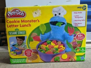 Play Doh Sesame Street Cookie Monster’s Letter Lunch Playdoh Partial Set