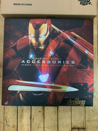 Marvel Hot Toys Iron Man Mk 50 L Accessories Set Acs 004 1/6 Figure No Reser