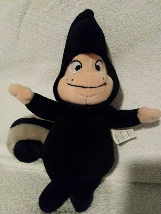 13 " Tootles Lost Boy Skunk Plush Toy With Tags From Peter Pan The Disney Store (