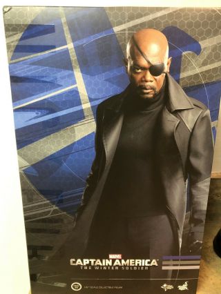 Nick Fury Captain America Winter Soldier Mms315 Hot Toys 1/6th Scale Figure