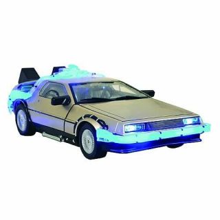Back To The Future Delorean Vehicle - Diamond Select Toys - - Lights