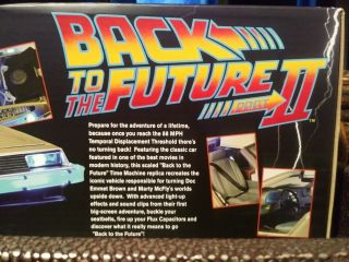 Back to the Future DeLorean Vehicle - Diamond Select Toys - - LIGHTS 5