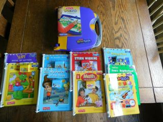 Fisher Price Power Touch Learning System - Game Books - Cartridges - Instruction Manul