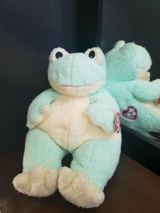 Ty Baby Plush Frogbaby Green Frog 1999 Pillow Pal Rattle Stuffed Toy Beanie Baby