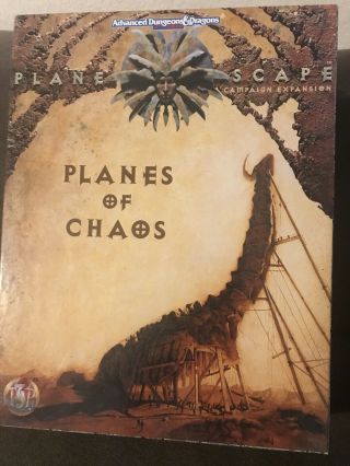 Ad&d Planescape “planes Of Chaos” Campaign Expansion Box Set 1994 Complete