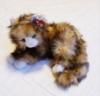 Ty Classic Jumbles The Cat 13 " Plush Toy Stuffed Animal Kitty Doll Cat Calico