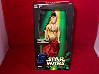 Princess Leia With Chains Star Wars Slave Leia Power Of The Force 12 " Figure