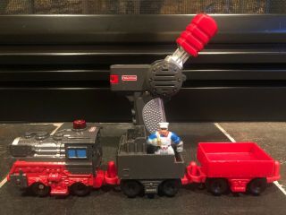 Fisher Price Geotrax Town Gray And Red Train Engine,  Remote & Figure