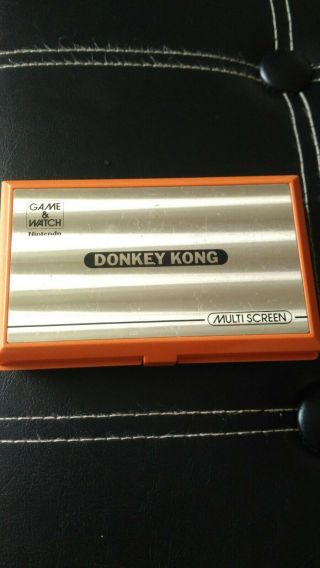 Nintendo Donkey Kong Game And Watch 1982 With Batteries